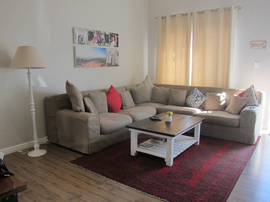 Open plan living area