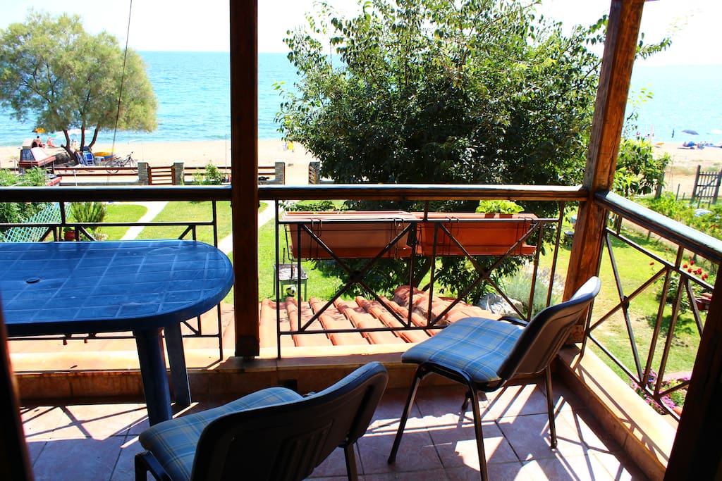 Balcony with sea view