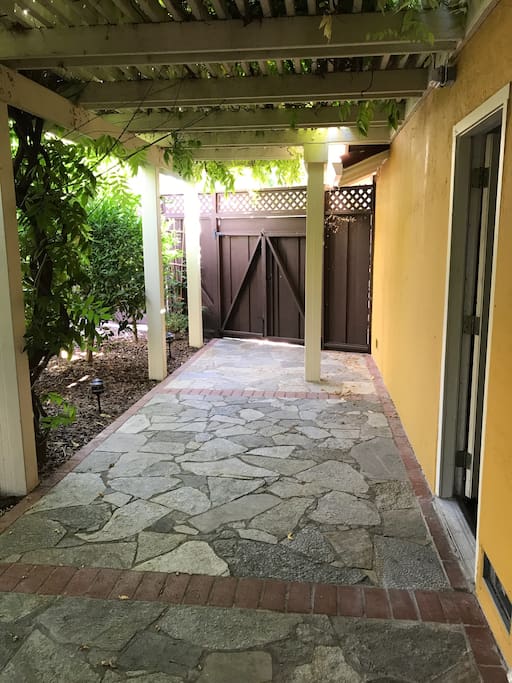 Walkway to guest house