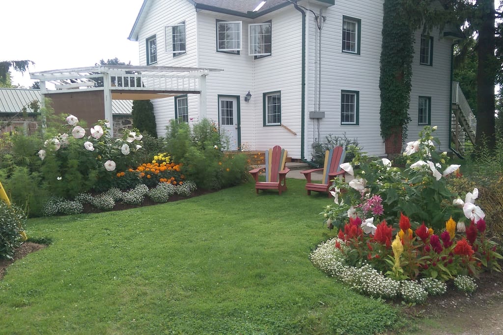 Front of the farm house