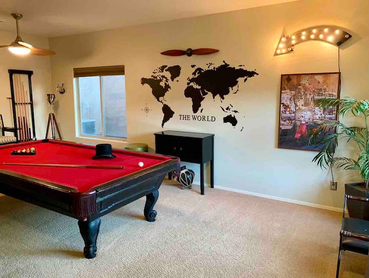 Another view of the pool table room.   Where on this map are you from?  