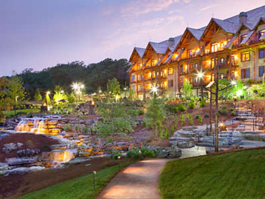 Beautiful Big Cedar Lodge is known for stunning setting.