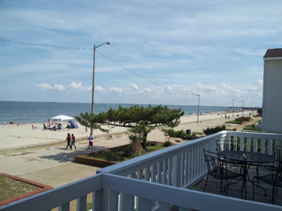 View from upper back deck