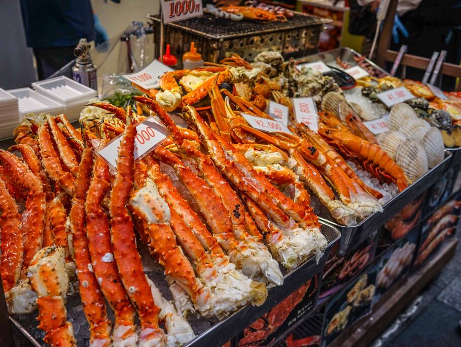 大阪必去的黑门市场 大阪旅游攻略 尽在airbnb爱彼迎