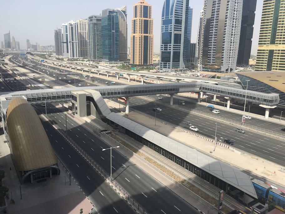 Sheikh Zayed Road View from the Living Room