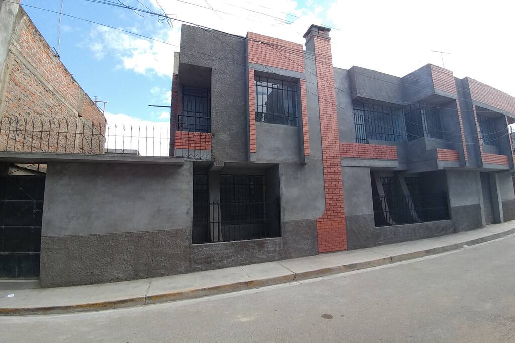 Parte lateral de la casa