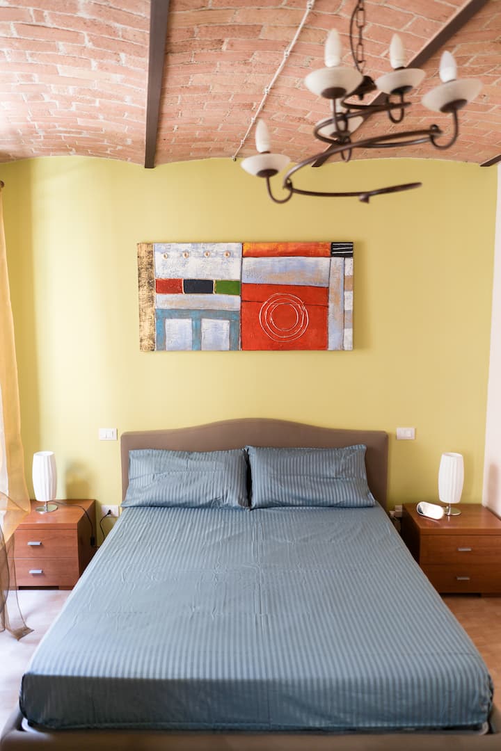 Plush Queen sized bed to rest after long days!