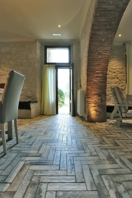 uscita nel patio