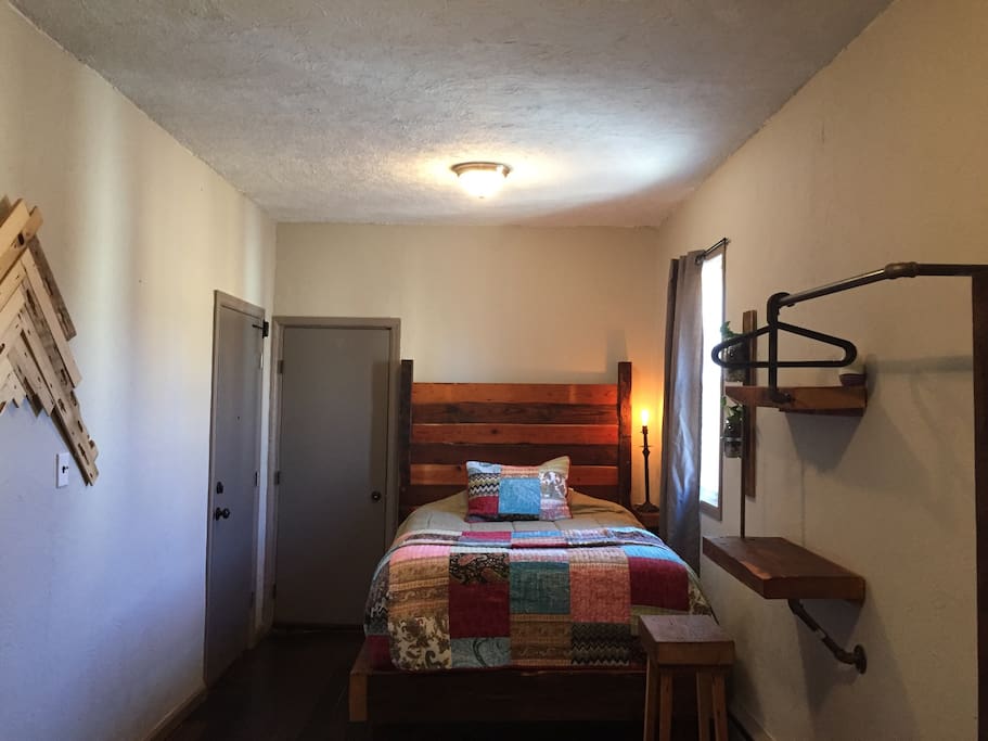 This room has two beautiful hand crafted full size beds made by the LaTorre Family!
