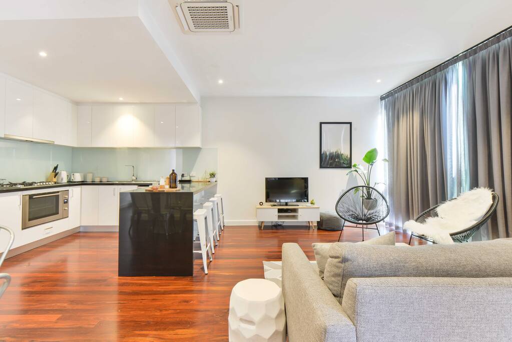 Kitchen, Dining Living