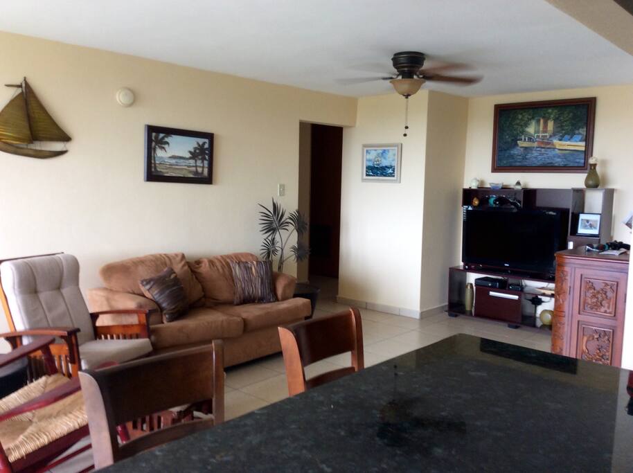 Spacious living room.