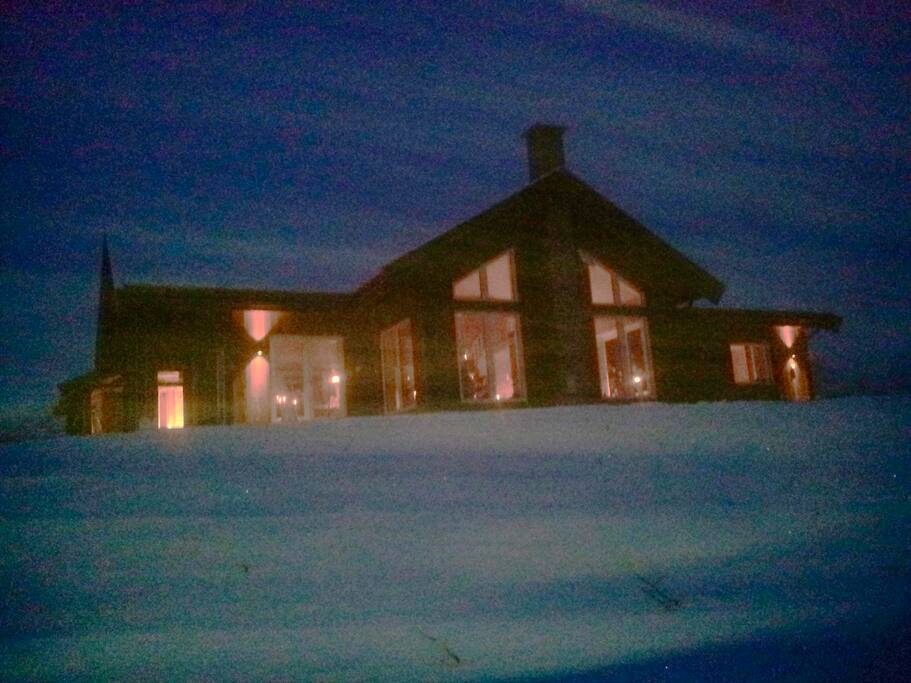 Hygge også en litt sur vinterkveld