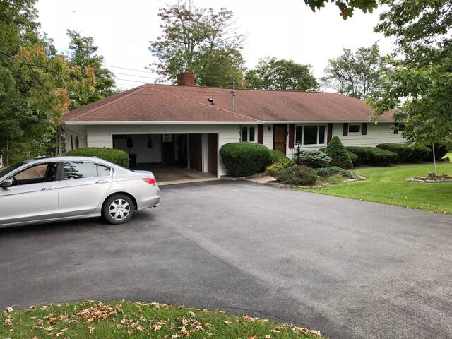 Private and Modern Cayuga Lake Home.