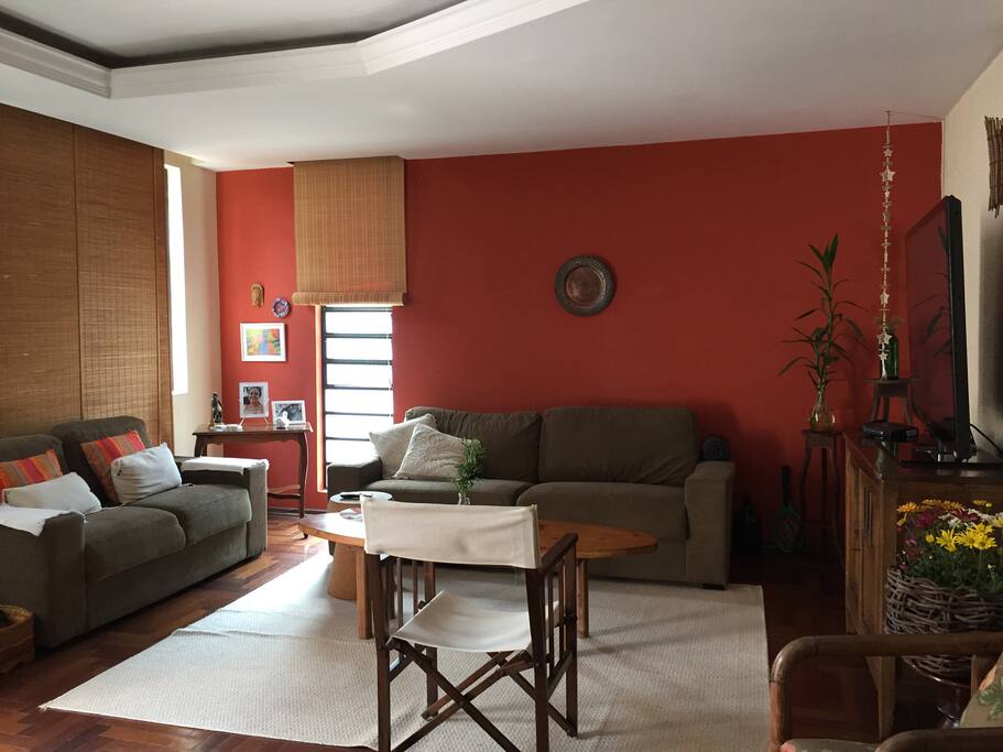 vista da sala de estar