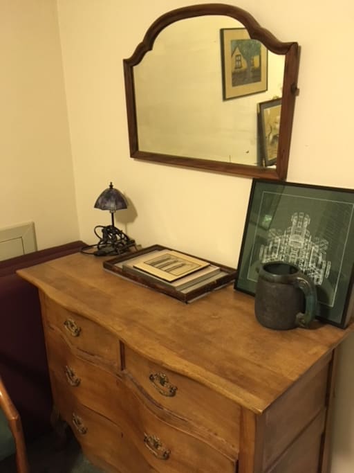bureau and mirror