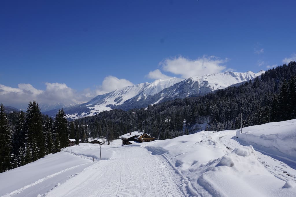 Wunderbare Wintersport-möglichkeiten