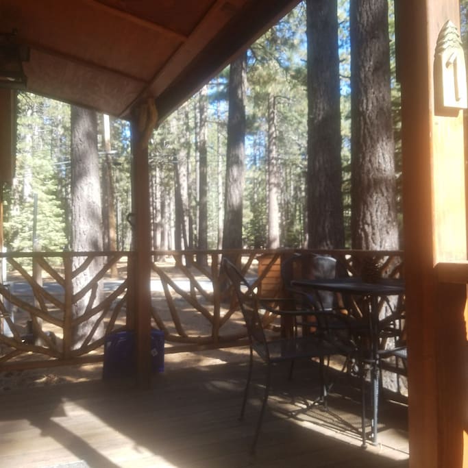 deck for outside dining or just enjoying the scenery