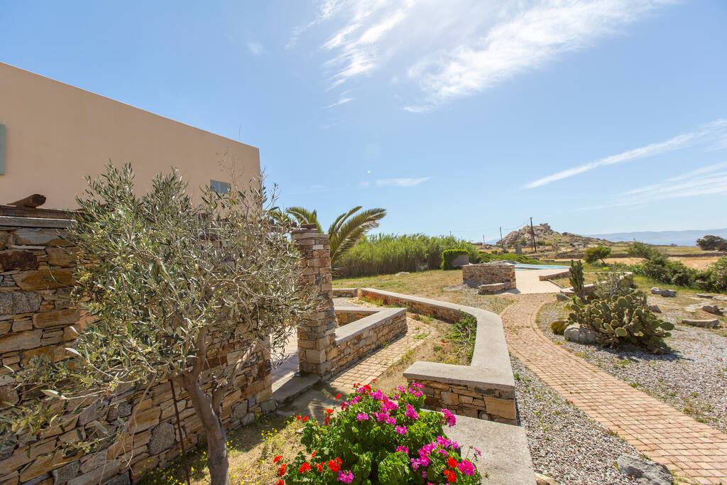 Looking towards the pool