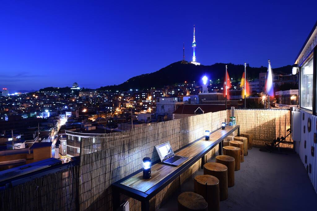 Namsan view from the third floor
