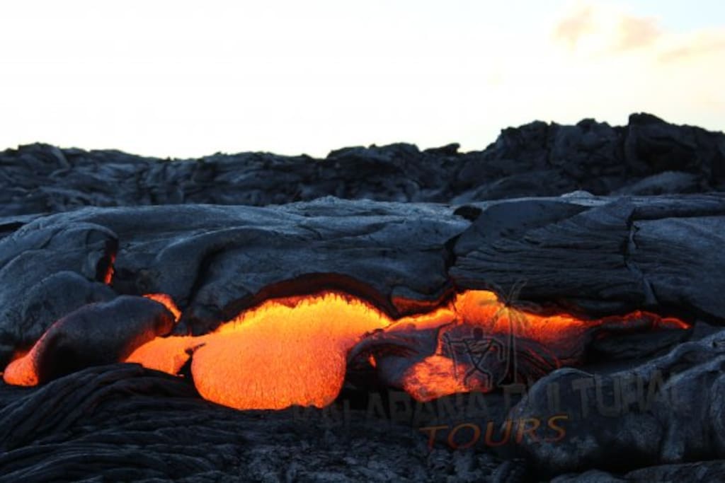 Check out the lava flow if it's flowing while you here