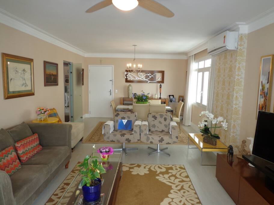 Sala de estar/Jantar, ao fundo