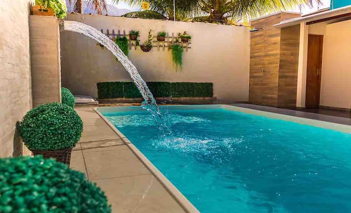 Excelente Casa Nova Com Piscina - Caraguatatuba