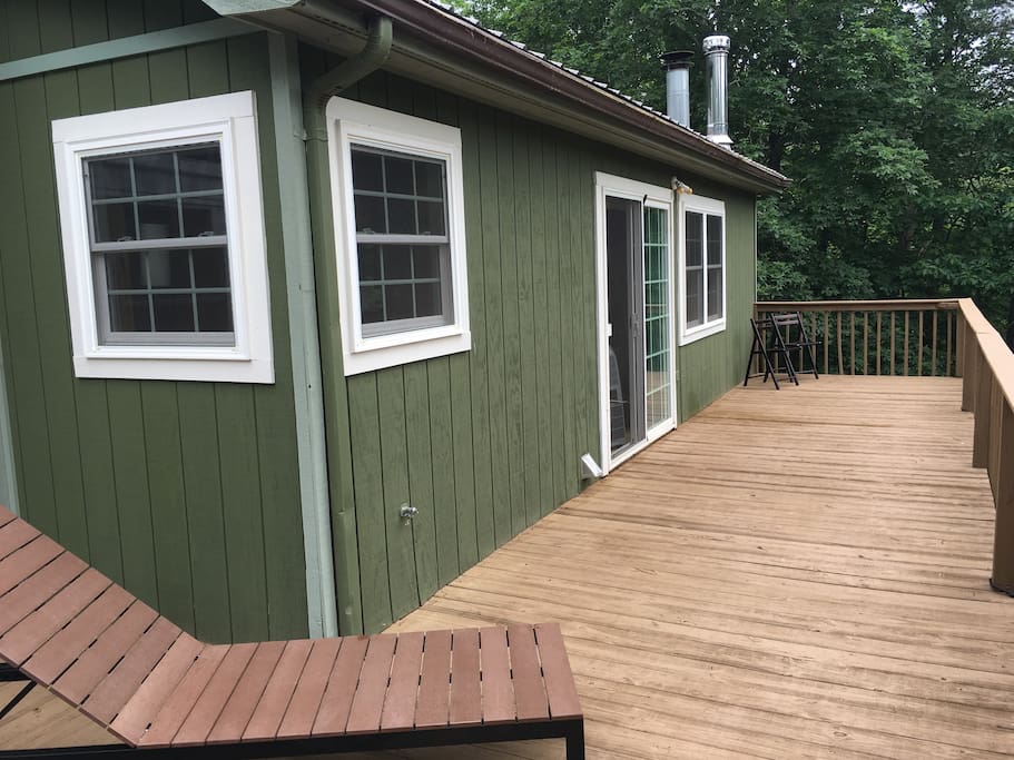 Great views off the deck!