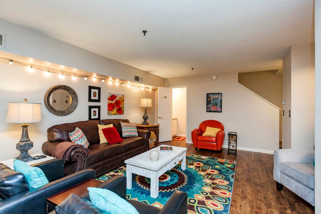 Half bath located just off den area