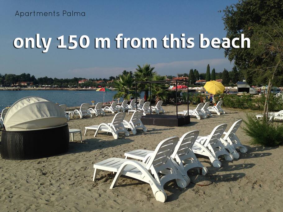 plaža 150 m