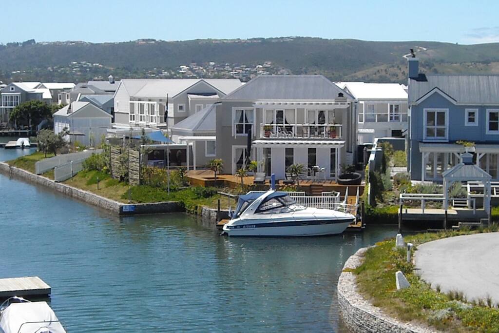 The beautiful canals of thesen island