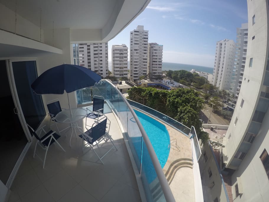 VISTA DESDE EL BALCÓN DEL APARTAMENTO