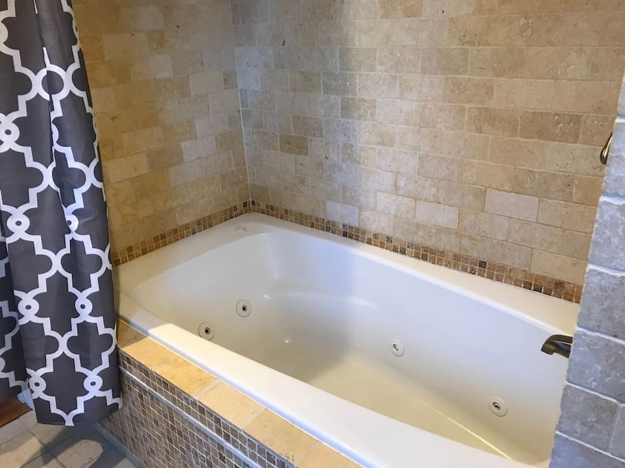 Take a bath in the jacuzzi tub. It's deep and relaxing - absolutely perfect for pampering yourself.