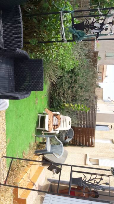 Jardin coin barbecue