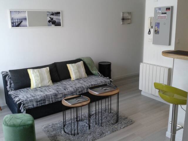 Apartment T1Bis La Rochelle Center with Parking