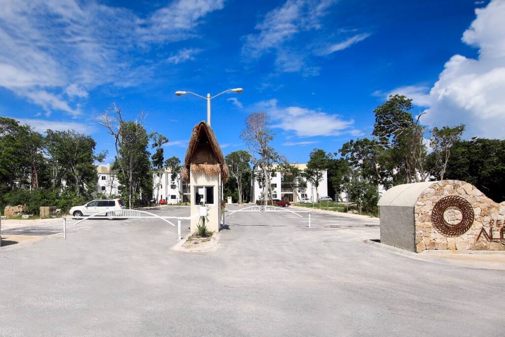 Entrance to the Condos