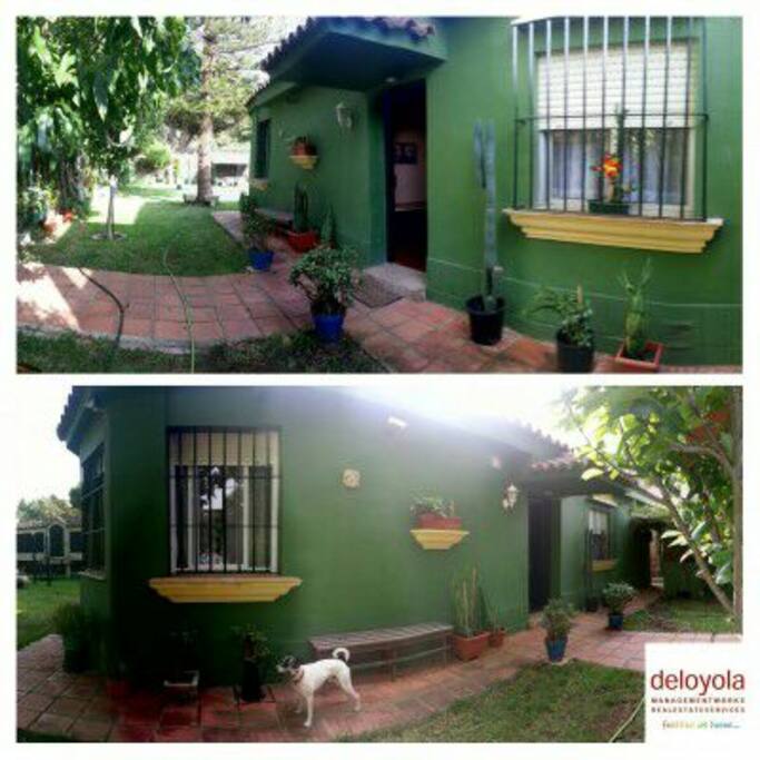 Jardin-Entrada a la casa