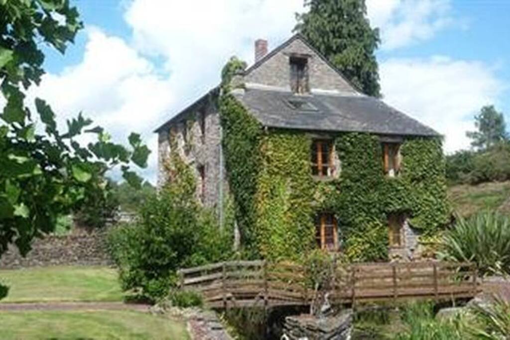 Un jardin impressionniste vu depuis la cuisine