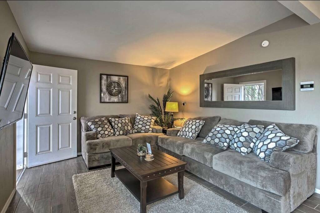 Ultra plush, brand new, deep seating couches comfy for an evening in watching movies