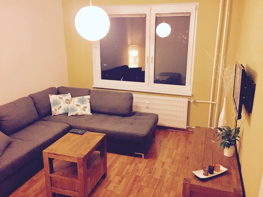 Cozy living room, very clean and comfortable!