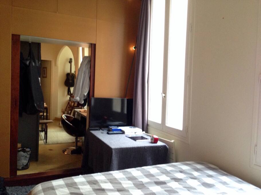 View from the bed