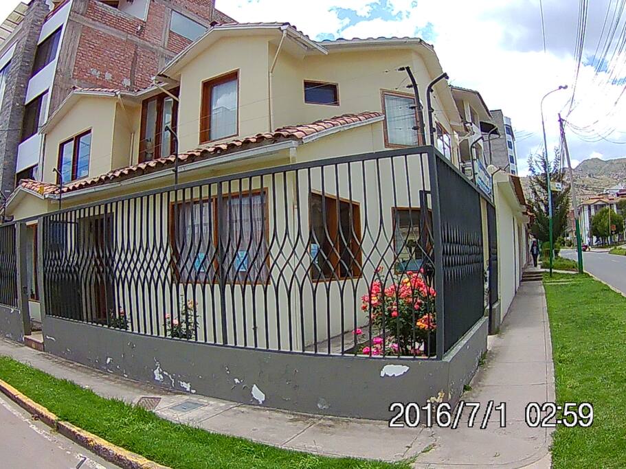 vista de la casa