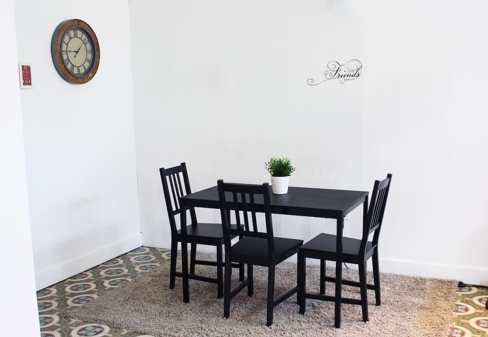 Comedor para cuatro personas