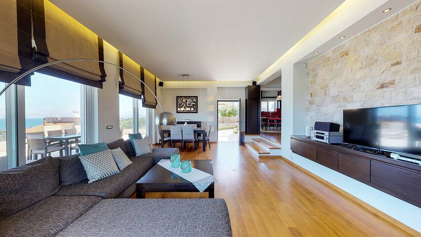 Lofos Village, Deluxe Villa seaview,glass pool gallery image 4