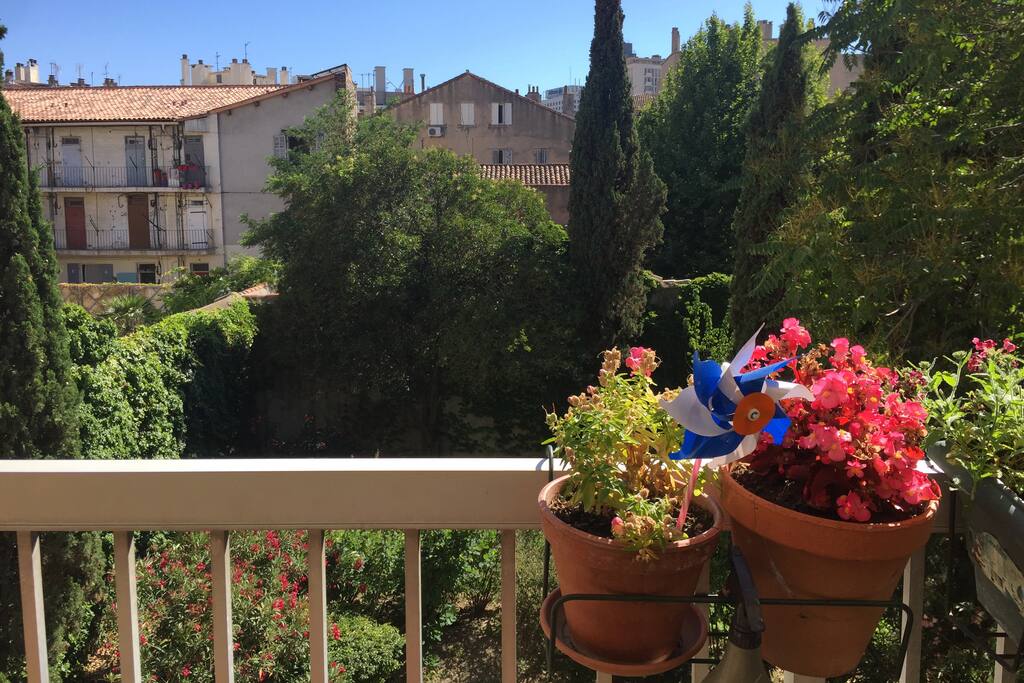 vue sur jardin