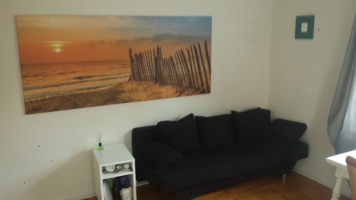 Rozkladacia pohovka pre druhého hosťa v
izbe