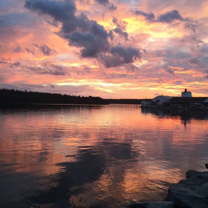 Fisheman's Cove at sunset August 2016
