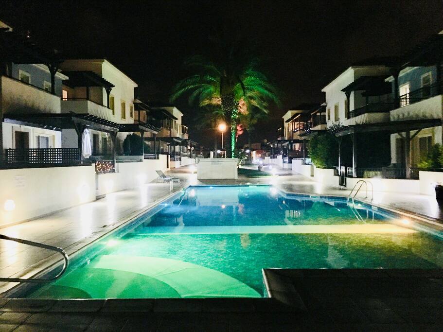 Complex at night