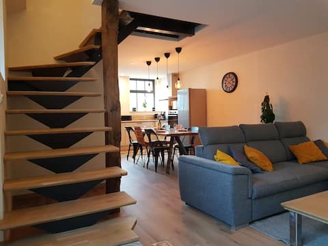 Popular Airbnb listing: Gite du Cours St Mauris Authentic and modern in Dole