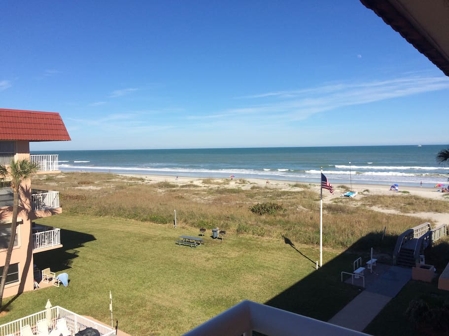 View from private balcony