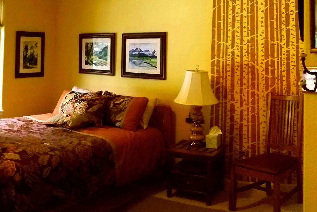 Your Airbnb Guest Bedroom with High Quality Queen Bed